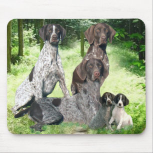 Alfombrilla De Ratón Familia alemana Mousepad del indicador de pelo