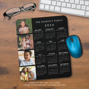 Alfombrilla De Ratón Familia de calendarios 2023 4 Foto Color personali