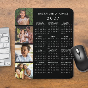Alfombrilla De Ratón Familia de calendarios 2023 4 Foto Color personali
