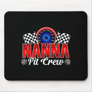 Alfombrilla De Ratón Familia de carreras Nanna Pit Crew coche de carrer