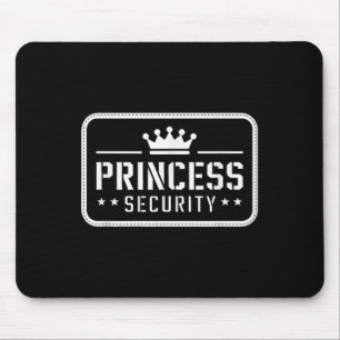 Alfombrilla De Ratón Familia de Castillo de Protección de Seguridad de 