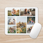 Alfombrilla De Ratón Familia de Collage de fotos Personalizado moderna<br><div class="desc">Crea tu propio teclado de ratón fotográfico personalizado. Un gran regalo para la familia y los amigos o para el placer de la ocasión,  simplemente agregue sus fotos favoritas para un mousepad personalizado.</div>