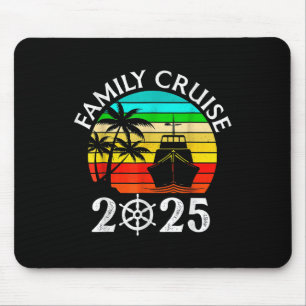 Alfombrilla De Ratón Familia de Cruceros para Vacaciones 2025