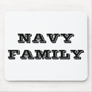 Alfombrilla De Ratón Familia de la Armada de Mousepad