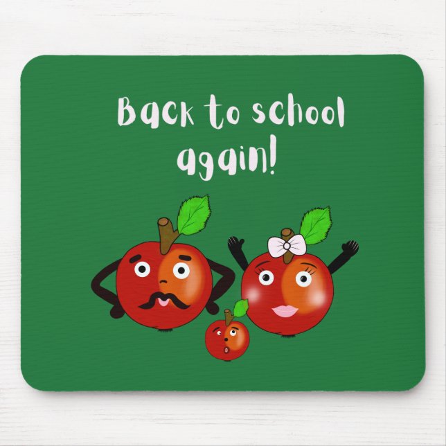 Alfombrilla De Ratón Familia de manzanas (Frente)