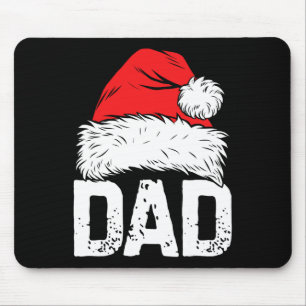 Alfombrilla De Ratón Familia de Santa Navidades coincide con pijamas pa