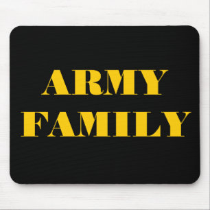 Alfombrilla De Ratón Familia del Ejército de Mousepad