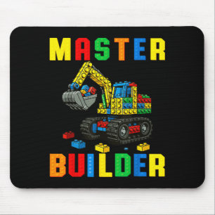 Alfombrilla De Ratón Familia Divertida Maestro Constructor Construyendo