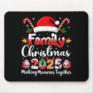 Alfombrilla De Ratón Familia Equipo Navidad Escuadrón 2025 Divertido Xm