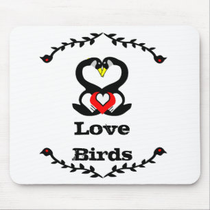 Alfombrilla De Ratón Familia Geese Silly Goose Love Birds