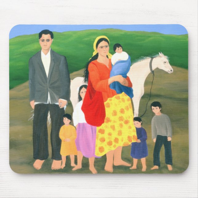 Alfombrilla De Ratón Familia gitana 1986 (Frente)