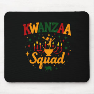 Alfombrilla De Ratón Familia Kwanza Squad Afro-Americana Feliz Plaza Kw
