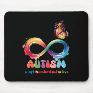 Alfombrilla De Ratón Familia Madre Hijo acepta a niños autistas autismo