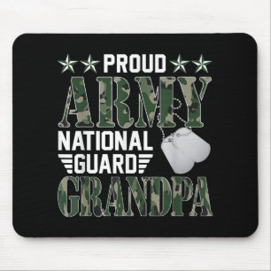 Alfombrilla De Ratón Familia Militar Abuelo de la Guardia Nacional del 