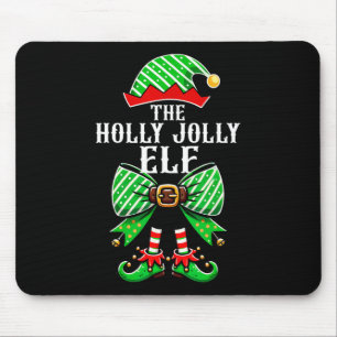 Alfombrilla De Ratón Familia Navidades Holly Xmas Jolly Elf Coquette Bo