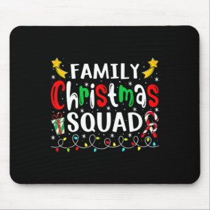 Alfombrilla De Ratón Familia Navidades Santa Hat Crew Fun Mujeres Hombr