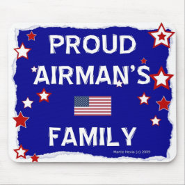 Alfombrilla De Ratón Familia Orgullosa de Airman - Mousepad