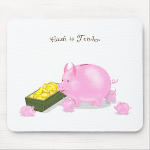 Alfombrilla De Ratón Familia Piggy Bank