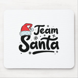Alfombrilla De Ratón Familia Team Santa Navidades coincide con niños de