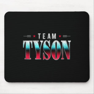 Alfombrilla De Ratón Familia Team Tyson Nombre personalizado Tyson Vint