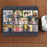 Alfombrilla De Ratón Familia y amigos citan 12 listas de Collages de fo<br><div class="desc">Crea tu propio mousepad de collage de fotos con citas familiares en una tipografía de escritura elegante. La plantilla de fotos está configurada para que añadas 12 de tus imágenes favoritas, que se muestran en una moderna cuadrícula de fotos de paisajes y retratos. El dicho dice "la familia y los...</div>