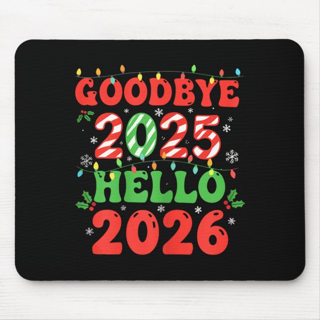 Alfombrilla De Ratón Family Christmas Shirts Matching 2025, Funny Nye H (Frente)