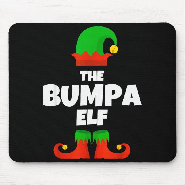 Alfombrilla De Ratón Family I'm The Bumpa Elf Christmas Matching Pajama (Frente)