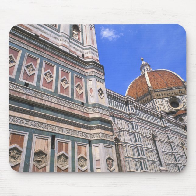 Alfombrilla De Ratón Famosa iglesia de Doumo en Florencia, Italia (Frente)