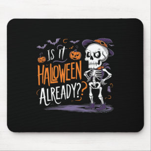 Alfombrilla De Ratón Famoso Espantador De Esqueleto Es Halloween