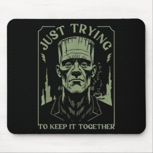 Alfombrilla De Ratón Famoso Monstruo Frankenstein Solo Intenta Mantener