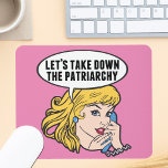 Alfombrilla De Ratón Famoso retro arte pop feminista anti patriarcado r<br><div class="desc">Derribemos el mousepad rosado del patriarcado. El feminismo del arte pop retro lindo por una mujer fuerte a favor de la elección que vota por liderazgo femenino en nuestro país. Levántate por los derechos de las mujeres y el empoderamiento de las mujeres con este genial personalizado de humor político que...</div>