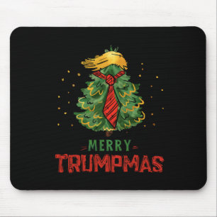Alfombrilla De Ratón Famoso Trump Feliz Trumpmas Árbol navideño Navidad