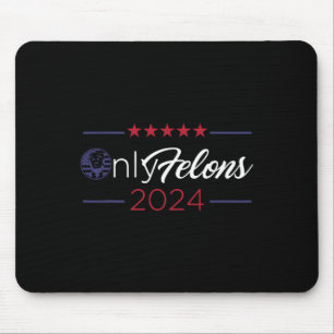 Alfombrilla De Ratón Famosos 2024 Bandera de Estados Unidos Trump cita 
