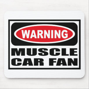 Alfombrilla De Ratón FAN amonestadora Mousepad del COCHE del MÚSCULO