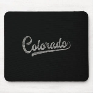 Alfombrilla De Ratón Fanático de Béisbol Colorado Vintage Rocky Mountai