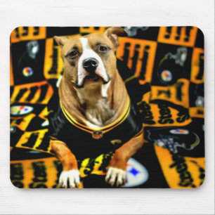 Alfombrilla De Ratón Fanático de Pitbull Rescue Dog