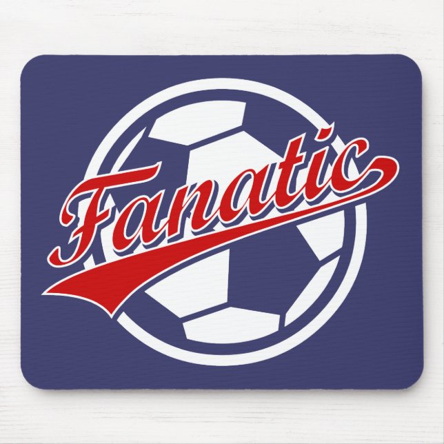 Alfombrilla De Ratón Fanático del fútbol (Frente)