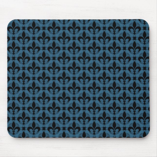 Alfombrilla De Ratón Fancy Fleur de lis Mousepad (Frente)