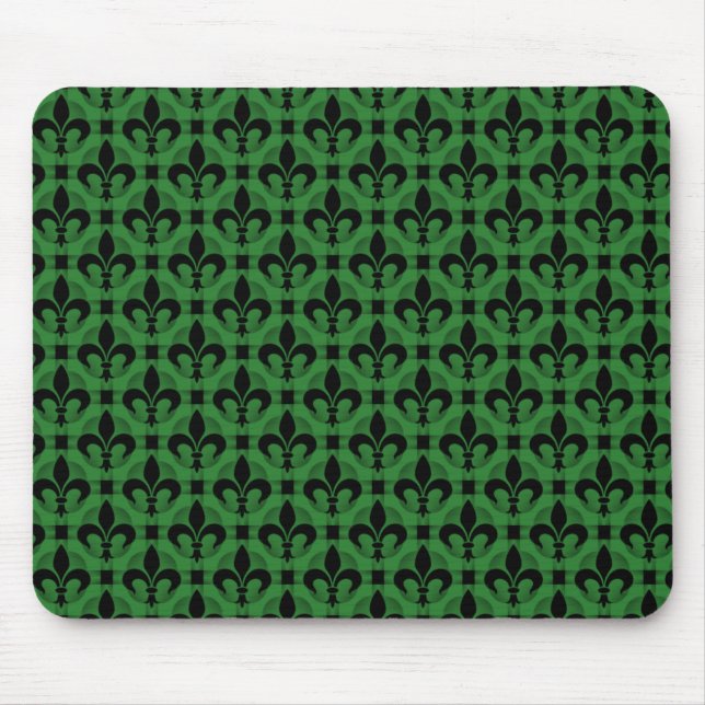 Alfombrilla De Ratón Fancy Fleur de lis Mousepad (Frente)