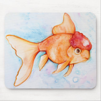 Alfombrilla De Ratón Fancy Oranda Goldfish