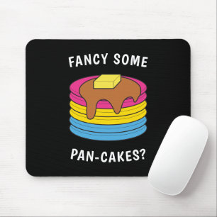 Alfombrilla De Ratón Fancy Some Pan-cakes Funny LGBTQ Pansexual Pride O