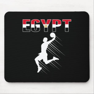 Alfombrilla De Ratón Fans de Bysketbyll de Egipto Jersey - Bandera egip