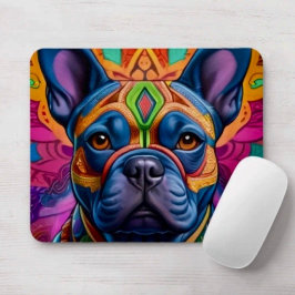 Alfombrilla De Ratón Fantasía de Cumpleaños Divertida de Frenchie