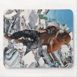 Alfombrilla De Ratón Fantasía de rescate infantil Bugbear Hero Art Mous