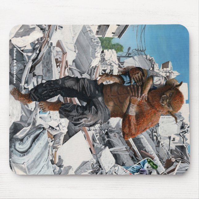 Alfombrilla De Ratón Fantasía de rescate infantil Bugbear Hero Art Mous (Frente)