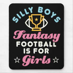 Alfombrilla De Ratón Fantasía en el fútbol para Chicas FFL