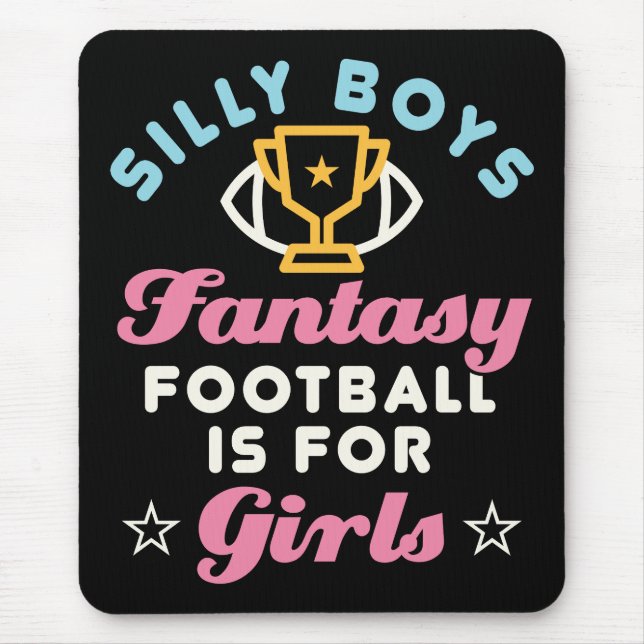 Alfombrilla De Ratón Fantasía en el fútbol para Chicas FFL (Frente)