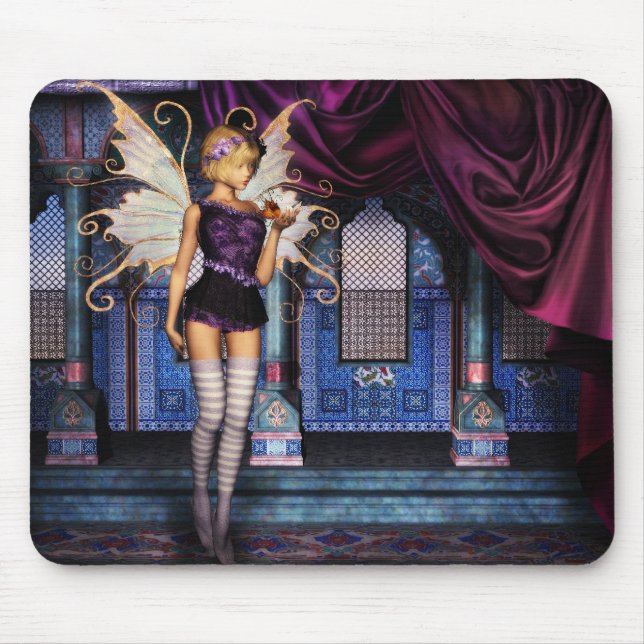 Alfombrilla De Ratón Fantasía Fae Mousepad (Frente)