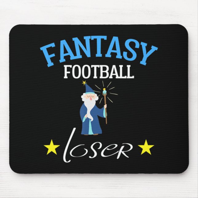 Alfombrilla De Ratón Fantasía Fantasía Fun Fantasy Football Tee (Frente)