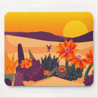 Alfombrilla De Ratón Fantasía por la flor del desierto